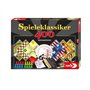 noris 606111688 - Classique de Jeux avec 100 possibilités de Jeu comme Yatzy, Mikado, Moulin, Dames, Backgammon ou Juste sans An
