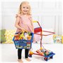 Bayer Design 75003AA Chariot à provisions supermarché avec siège pour poupée intégré, Multicolore