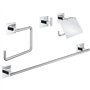 Set d'accessoires 4 en 1 - GROHE - 41115000 - Chromé - Métal - Douche