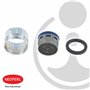 NEOPERL Aérateur M28 x 1 Honeycomb - Buse de mélange - Régulateur de jet avec protection anti-calcaire améliorée