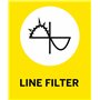 Fiche adaptateur de filtre de ligne EHMANN 0463x0200 pour protéger contre les interférences du réseau (à partir de 150 kHz)