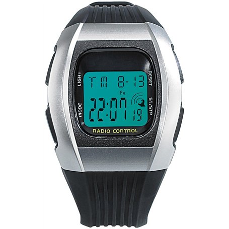 Montre Bracelet radiopilotée à écran LCD SW-640 DCF [Pearl]