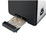 Unold 38915 Grille-pain Onyx Duplex à 2 fentes, en inox, 1180-1400 W