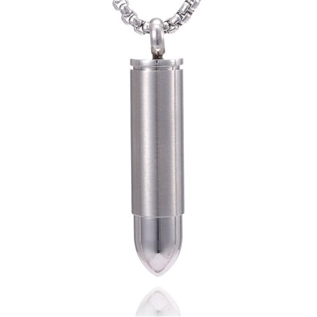 DonDon Collier homme en acier inoxydable