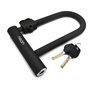 nean Antivol de vélo en U avec support et 2 clés de sécurité, Ø 12 mm, 207 x 138 mm, noir