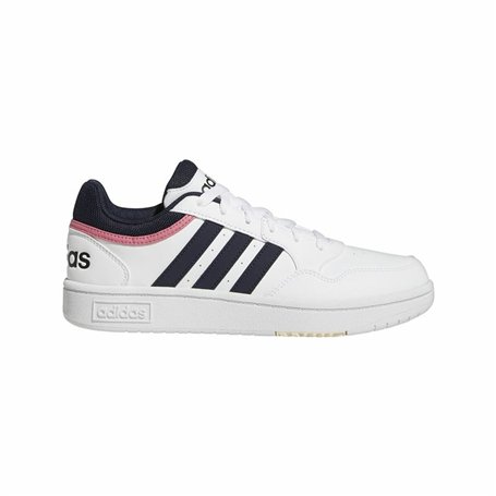 Baskets Casual pour Femme Adidas Hoops 3.0 Low Classic Blanc