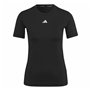 T-shirt à manches courtes femme Adidas Techfit Noir
