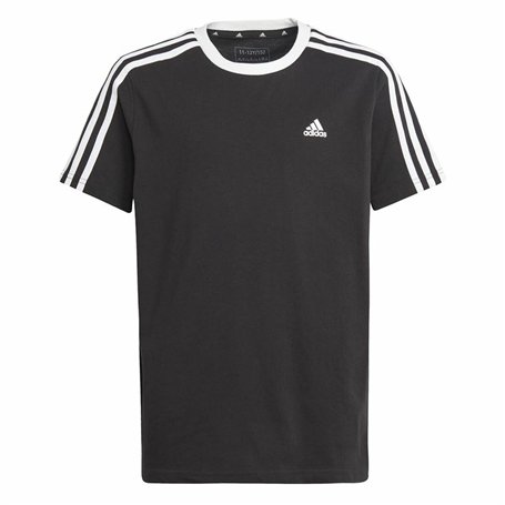 T shirt à manches courtes Enfant Adidas Essentials Bleu Noir