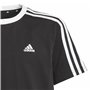 T shirt à manches courtes Enfant Adidas Essentials Bleu Noir