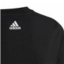 T shirt à manches courtes Enfant Adidas Essentils Logo Linear Noir