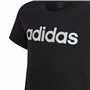 T shirt à manches courtes Enfant Adidas Essentils Logo Linear Noir