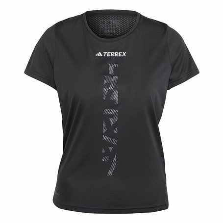 T-shirt à manches courtes femme Adidas Agr Shirt Noir