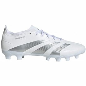 Chaussures de Football pour Adultes Adidas Predator League MG Blanc