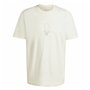 T-shirt à manches courtes homme Adidas Molded Linear Blanc Naturel