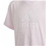 T shirt à manches courtes Enfant Adidas G Fi Bl Rose