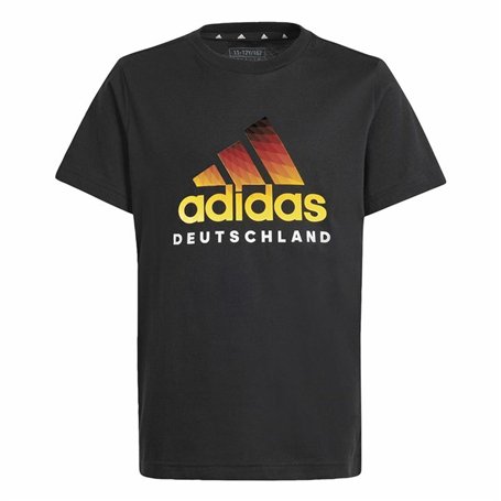 T shirt à manches courtes Adidas Deutschland Noir
