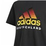 T shirt à manches courtes Adidas Deutschland Noir