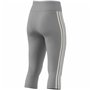 Leggings de Sport pour Femmes Adidas Train Essentials 3S 3/4 Gris