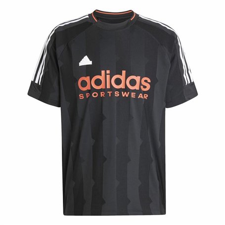 T-shirt à manches courtes homme Adidas House Of Tiro Jacquard Jersey Noir
