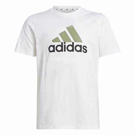 T-shirt à manches courtes unisex Adidas Essentials Blanc