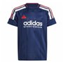 T-shirt à manches courtes unisex Adidas Tiro Nations Pack Bleu