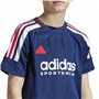 T-shirt à manches courtes unisex Adidas Tiro Nations Pack Bleu