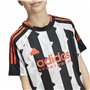 T-shirt à manches courtes enfant Adidas Tiro Blanc Noir