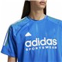 T-shirt à manches courtes homme Adidas Tiro Nations Pack Bleu Blanc