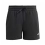 Short de Sport Adidas Essentials Small Logo Fleece Shorts Noir