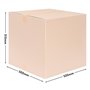 verpacking Lot de 5 cartons pliants - 500 x 500 x 500 mm - Marron (dimensions extérieures : 505 x 505 x 510 mm) - KK 116 - Carto