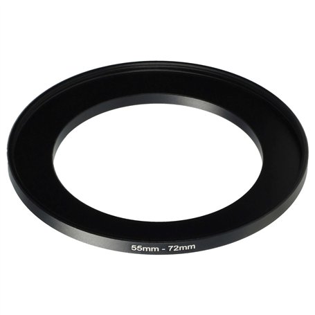 vhbw Bague d'adaptation de Filtre Step-Up de 55 mm vers 72 mm pour Objectif d'appareil Photo - Adaptateur