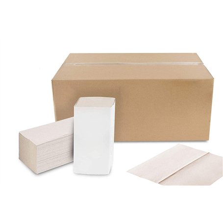 Lot de 5 000 serviettes pliantes naturelles de qualité supérieure