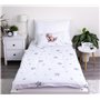 Theonoi Parure de lit complète pour enfant - Housse de couette 100 x 135 cm et taie d'oreiller 40 x 60 cm - En coton - Certifié 