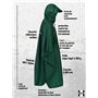 HOCK RAIN STAR Poncho de pluie extra long avec capuche et poche poitrine – 100% imperméable – Protection légère contre la pluie 