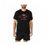 T-shirt à manches courtes homme Asics Fujitrail Logo Ss Top Noir