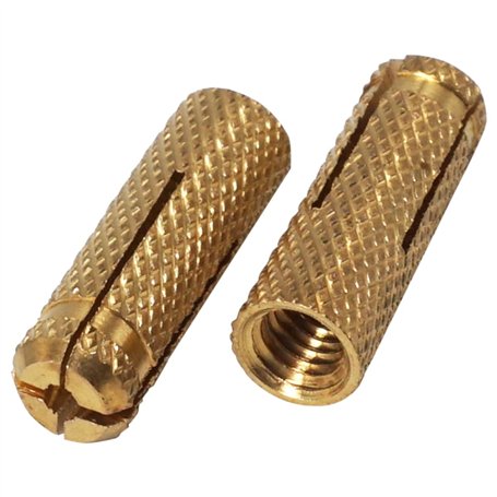 SKIR'CO Lot de 50 chevilles en laiton M5 x 20 mm