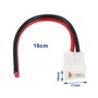 OTOTEC Lot de 5pcs Connecteurs en T pour Réparation d'alternateur à 2 Broches Câble de Plomb en Queue de Cochon Précâblé de 15cm