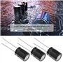 YINETTECH 20pcs Condensateurs 470uf 35V Condensateurs électrolytiques Radiaux en Aluminium 105C Haute Température pour La Répara
