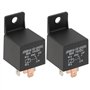 eMagTech 2 Pièces Relais Automobile Robuste à 5 Broches 12 V 80 A JD2912-1Z-12VDC Relais Automobile Polyvalent pour Applications