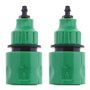 eMagTech 2pcs Tuyau d'eau de Jardin Connecteur Rapide Adaptateur Micro Irrigation Adaptateur à Sens Unique Connecteur de Robinet