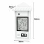 Thermomètre électronique max min avec toit.