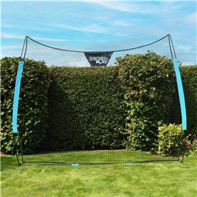 Precision Play Filet d'arrêt avec poteaux en Fibre de Verre résistant aux intempéries pour Ballon de Football