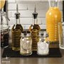 BORMIOLI ROCCO Bouteilles en Verre Officina 1825 - pour Huile d'olive/vinaigre - Bec verseur en Acier Inoxydable - 268 ML - Lot 