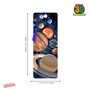3D LiveLife Marque-page - Notre Système Solaire de Deluxebase. Marque page Espace avec illustrations 3D lenticulaires sous licen