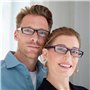 La Société Lunettes De Lecture Bleu Foncé Rouge Léger Lecteurs Valeur Pack 2 Hommes Femmes RR32-3Z +2,50