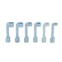 KATSU Tools Jeu de Clés à Douille pour Lignes d'Injecteurs Diesel 6 Pièces 1/2", Métrique 12 14 16 17 18 19mm, Outil en L pour D