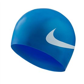 Bonnet de bain Nike NESS8163 494 Bleu Silicone