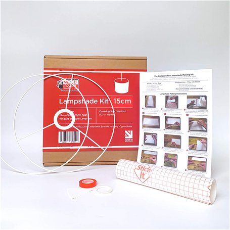 Kit de fabrication d'abat-jour 15 cm pour suspension ou lampe de table