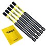5 x SabreCut SCRH589_5 89 mm H5 Hex Magnétique Impact Tournevis Embouts Set Single End Heavy Duty Compatible avec Dewalt Milwauk