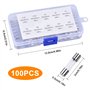 5 x 20mm 250V Assortiment de Fusibles Verre 0.2A